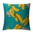 thumbnail image 1 of Nawypu  Banana Pillow Covers,Decorative Throw Pillow Banana Fruit Pattern Sketch Style Pillow Cases Outdoor Indoor Square Cushion Covers for Home Sofa Couch Blue Yellow, 1 of 5