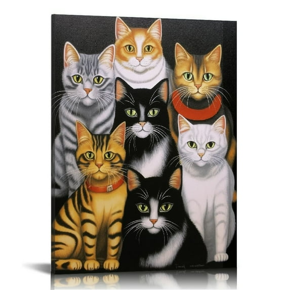 Nawypu Barbara Keith 'American Shorthair Illustration' Canvas Art