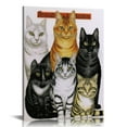 thumbnail image 1 of Nawypu Barbara Keith 'American Shorthair Illustration' Canvas Art, 1 of 4