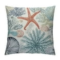 thumbnail image 1 of Nawypu Beach Theme Body Pillow Cover,Nautical Blue Coral Starfish Ocean Marine Coastal,Long Pillow Case with Zipper Rectangle Bedding Pillowcase Decorative Soft Cushion Covers for Bedroom,, 1 of 5