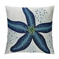thumbnail image 1 of Nawypu Beach Throw Pillow, Coastal Throw Pillows, Starfish Pillow Decorative Beach Pillow Cover Coastal Pillow Covers Square, 1 of 5