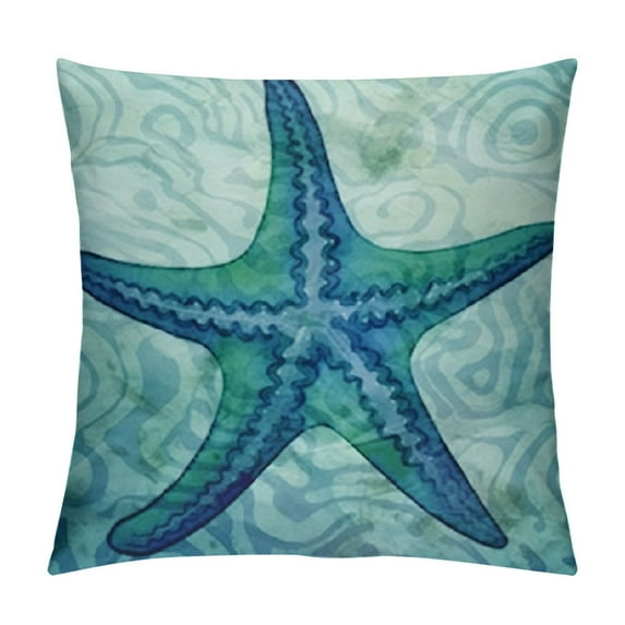 Nawypu Beach Throw Pillow Covers Summer Pillow Cases, Outdoor Patio Furniture Decorative Cushion Covers for Couch Sofa Home Decoration, Blue Green