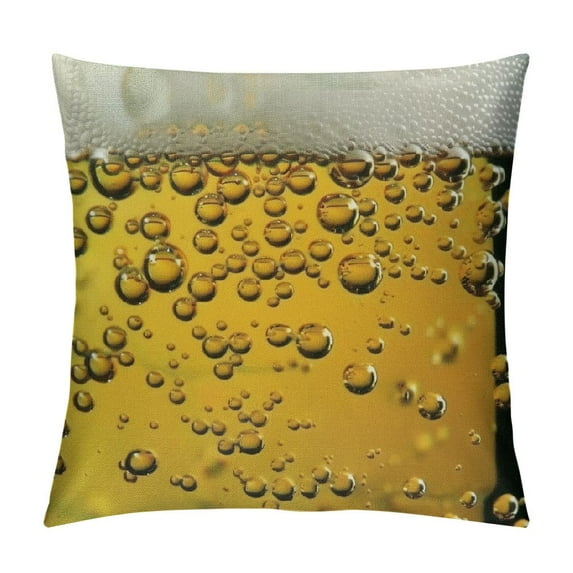 Nawypu Beer Throw Pillow Covers Decorative Couch Pillow Cover Soft Cushion Covers Cases Modern Home Decor for Couch Sofa Bed