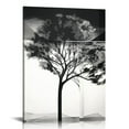 thumbnail image 1 of Nawypu Black And White Canvas Wall Wall Art Decor Home Living Room Wall Decor Enjoy Life Painting Aesthetics Stretched Art Large Abstract Wall Art Print Theme Print Easy To Hang 16"X20", 1 of 4