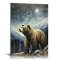thumbnail image 1 of Nawypu  Black Bear Cabin Canvas Wall Art Print Canvas Canvas Wall Art Print  Black Bear Cabin,, 1 of 4