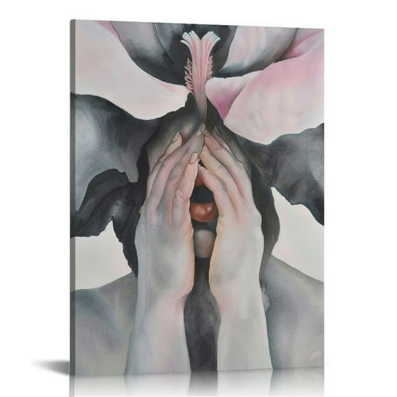 Nawypu Black Canvas Wall Art