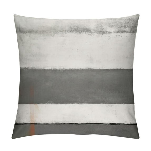Nawypu Black White Grey Pillow Covers Light Gray Modern Abstract Art Striped Throw Pillows Farmhouse Outdoor Decorative Pillowcase Square Cushion Cover for Home Couch Bed