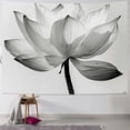 thumbnail image 1 of Nawypu Black and White Flowers Tapestry Home Decor Painting, 1 of 6
