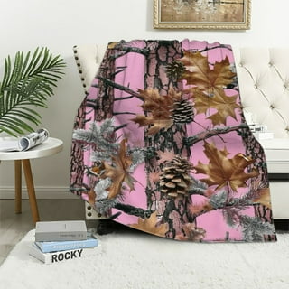 Pink Camo Blanket