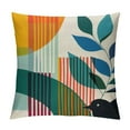 thumbnail image 1 of Nawypu  Boho Abstract Pillow Covers Mid Century Modern Throw Pillow Covers Geometric Leaf Sun Bohemian Pillow Cases Cushion Covers for Couch Bed Sofa Bedroom, 1 of 5