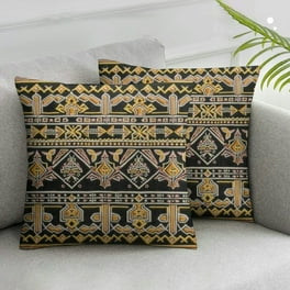 Navy Blue Boho Pillow Covers 20x20 Inch Bohemian Carpet Ethnic Decorative Rectangle Pillow Cases Beige Tan Gray Floral Cushion Covers Farmhouse Home Decor for Sofa Couch Outdoor Set of 2 Walmart