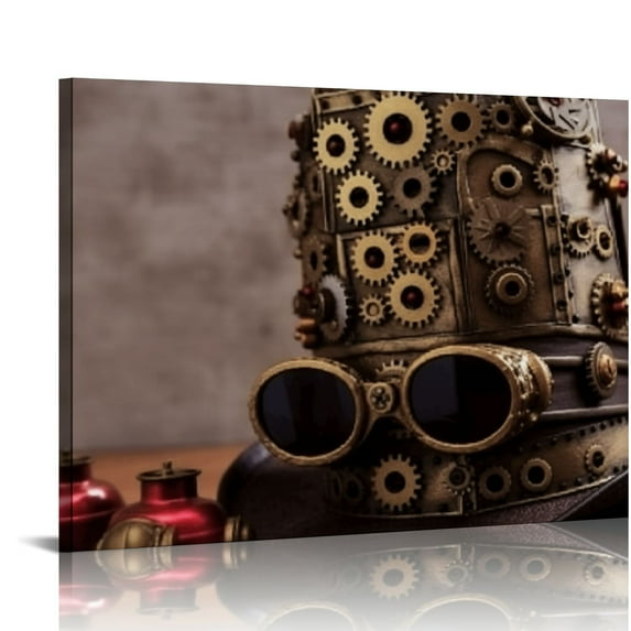 RUIYC Board Group of Wheels and and Pictures Wall Decor Print on Canvas Modern Artwork Living Room Bedroom Painting Art Wall
