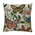 thumbnail image 1 of Nawypu  Butterfly Pillow Cover Farmhouse Decoration Rustic Decorative Cushion Cover Square Pillowcase for Sofa Couch Porch, 1 of 5