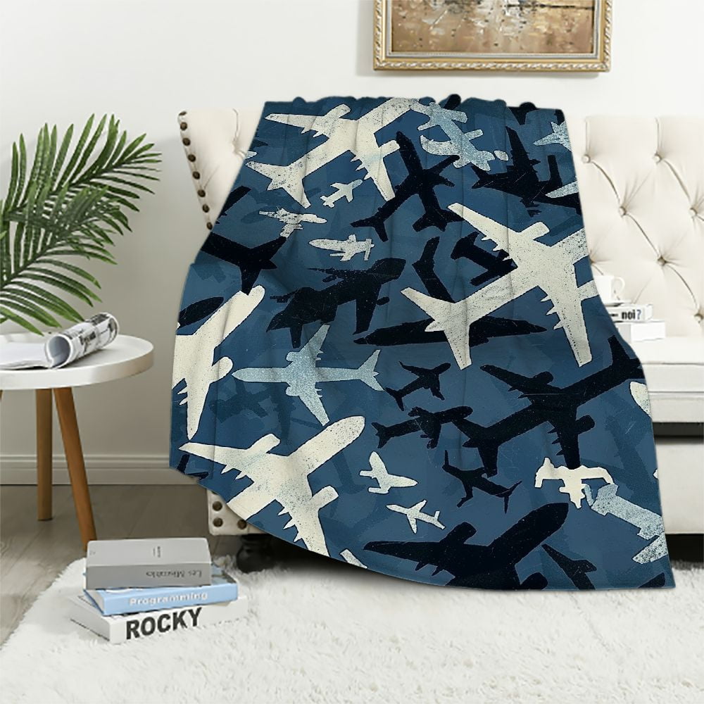 Tribal Camouflage Light Hooded Blanket - Teen & Adult