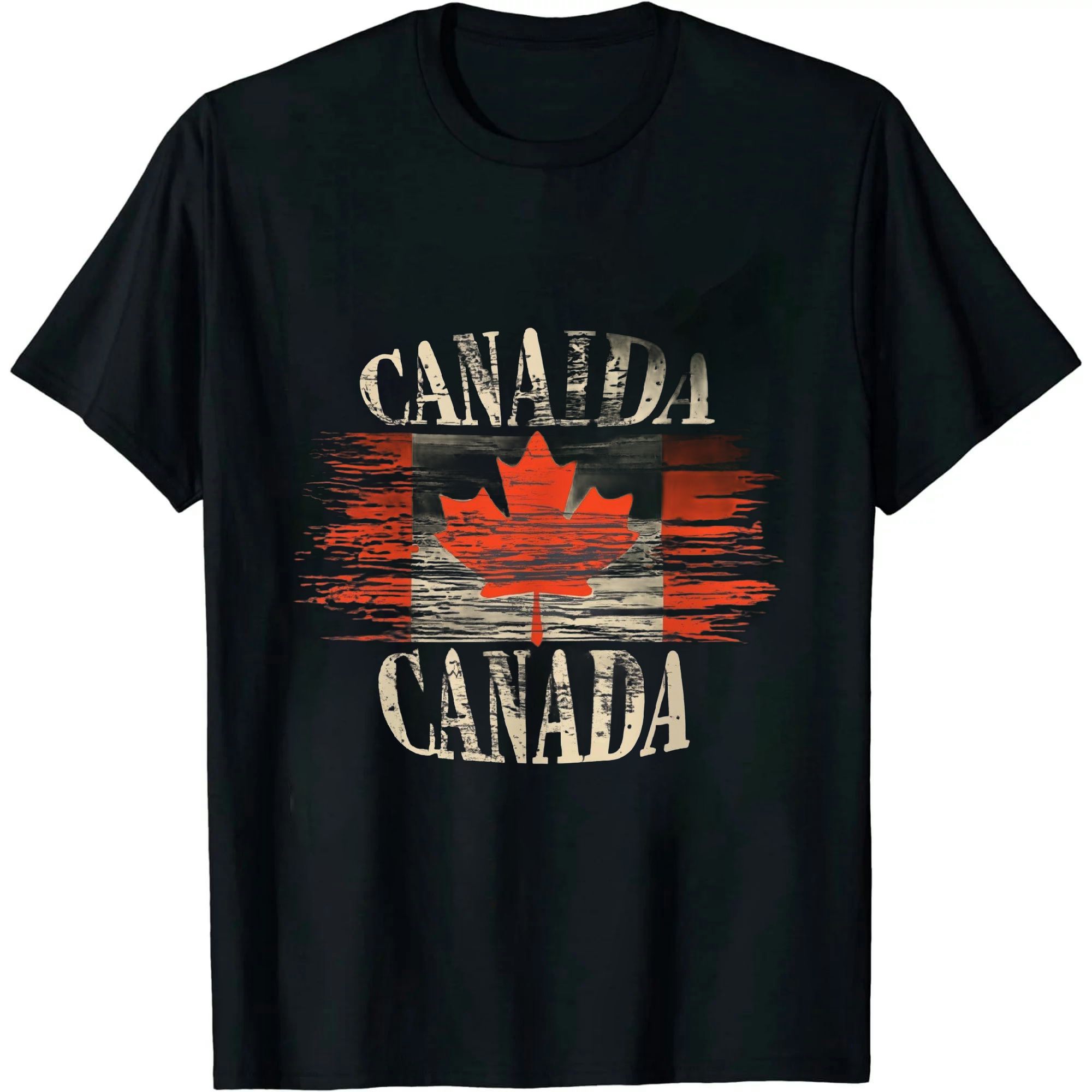 Nawypu Canada Flag Canadian Flag Canadian Roots Maple Leaf T-Shirt ...