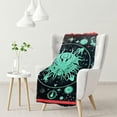 thumbnail image 1 of Nawypu  Cancer Blanket Gifts, Rectangular Flannel Zodiac Throw Blanket Cozy, Blankets Gift for Boys Girls Teen Women Men Tarot Cards Lovers Birthday Anniversary Festival, 1 of 6
