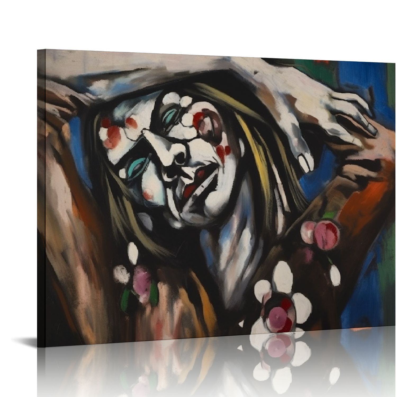 Nawypu Candido Portinari Crying Woman Poster Painting On Canvas Wall ...