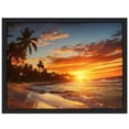 thumbnail image 1 of Nawypu  Canvas Painting Print Paradise Tropical Island Beach with Palms Photograph Print Nature Pictures Wall Art Canvas Prints Painting for Living Room Bedroom Decor Office Wall Decor, 1 of 4