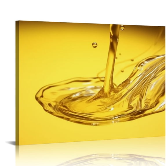 Nawypu Canvas Print Pictures Wall Art Painting Freeze Motion of Pouring & Stretched Posters Ready to Hang Home Decor Artworks