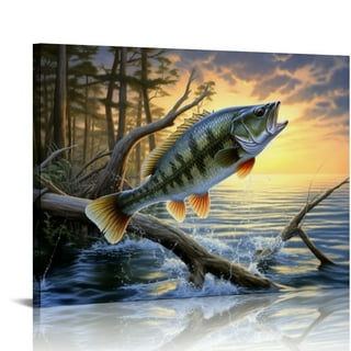 Bass Fish Art