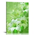 thumbnail image 1 of JEUXUS Canvas Prints Painting, Happy Easter Gradient Flower Spring Natural Plant Framed Stretched Pictures Wall Art Decoration for for Kitchen, Living Room, Office, 1 of 5
