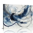thumbnail image 1 of Nawypu  Canvas Wall Art Abstract Art Paintings Blue Fantasy Colorful Graffiti on White Background Modern Artwork wall Decor for Living Room Bedroom Kitchen, 1 of 6