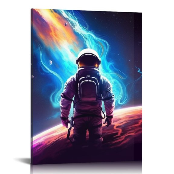 Canvas Wall Art, Galaxy Outer Space Wall Decor Print Painting Gift Wall Living Room Bedroom Home Office Decoration Painting