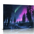 thumbnail image 1 of Nawypu  Canvas Wall Art Canvas Aurora Painting Wall Poster Decor for Living Room Framed Home Decorations, 1 of 4