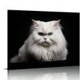 thumbnail image 1 of Nawypu Canvas Wall Art Decor Persian White Cat Pictures Poster Print Animal Prints Wall Decor, 1 of 4