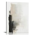 thumbnail image 1 of Nawypu Canvas Wall Art, Framed Art Prints, Abstract Painting, Neutral Minimalist Print, 1 of 5