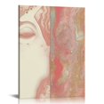 thumbnail image 1 of Nawypu Canvas Wall Art Canvas Prints Wall Decor Posters Artworks Framed Ready To Hang For Home Bedroom Living Room Home Decoration Modern Rose Gold Glitter Coral Gray Pastel Marble, 1 of 4