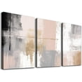 thumbnail image 1 of Nawypu  Canvas wall Art Gold Wall Decor Bedroom Pink Pictures Wall Decoration Artwork Abstract Wall Art large Modern Painting Pictures for Living Room Home Kitchen Office 12''x16''X3 Panels, 1 of 4