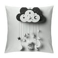 thumbnail image 1 of Nawypu Cartoon Moon Cloud Stars Throw Pillow Covers Set Cute Kids Cushion Pillowcases for Home Sofa Decor, 1 of 5