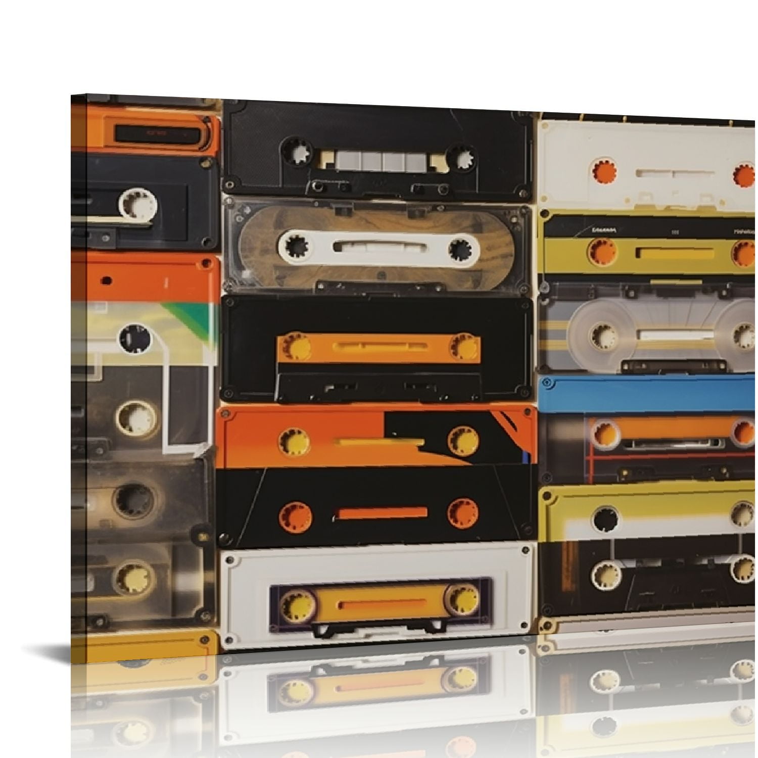 Nawypu Cassette Wall Art, Tape Wall Art, Vintage Cassette Wall Art