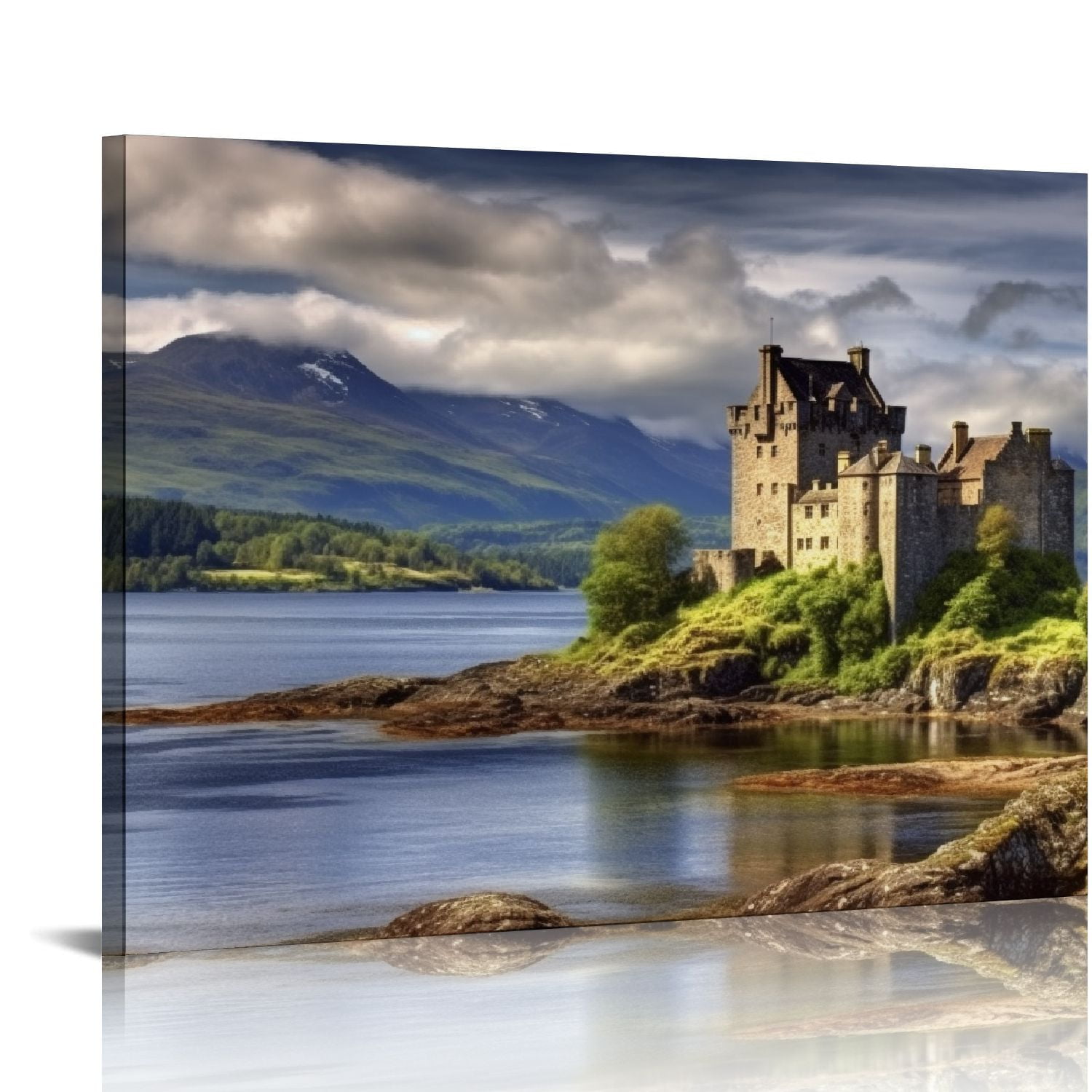 Nawypu Castles Bridges Scotland Eilean Donan Castle Poster Canvas
