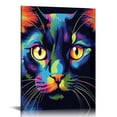 thumbnail image 1 of Nawypu  Cat Canvas Print Bombay Cat Hanging Wall Art Funny Pet  Home Decor Poster Print, 1 of 4