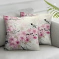thumbnail image 1 of Nawypu Cherry Blossoms Body Pillow Cover Pink Flowers Cherry Blossom Cushion Long Pillowcase with Zipper Floral Pillow Covers Decorative Soft Large Bedding Pillow Cases for Couch,Set of 2, 1 of 6
