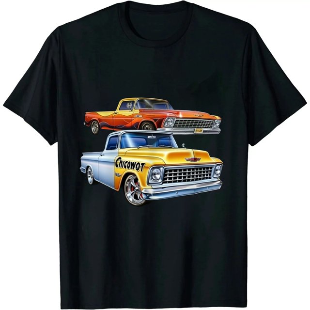 Nawypu Chevy Trucks 1967-1972 White T-Shirt: Cheyenne Super C/K C-10 ...