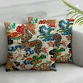 thumbnail image 1 of Nawypu Chinoiserie Pillow Covers Dragon Throw Pillows Chinoiserie Decor Outdoor Pillows Cases Suitable for Couch Pillows Living Room Bedroom,Set of 2, 1 of 6