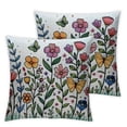 thumbnail image 1 of Nawypu Christian Bible  Wildflower Throw Pillow Cover Pillowcase for Couch Bed Sofa,Christian Gifts&nbsp;2pc, 1 of 6