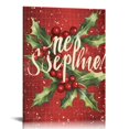thumbnail image 1 of Nawypu  Christmas Art Prints,Snowflake Wall Art -Let It Snow Canvas Poster, Christmas Quotes Wall Decoration for Living Room Bedroom,, 1 of 4
