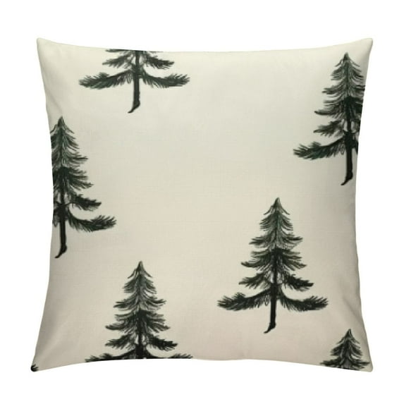 Nawypu Christmas Pillow Covers Christmas Trees Decorative Throw Pillows Decoration Holiday Party Cushion Case for Home Couch Sofa