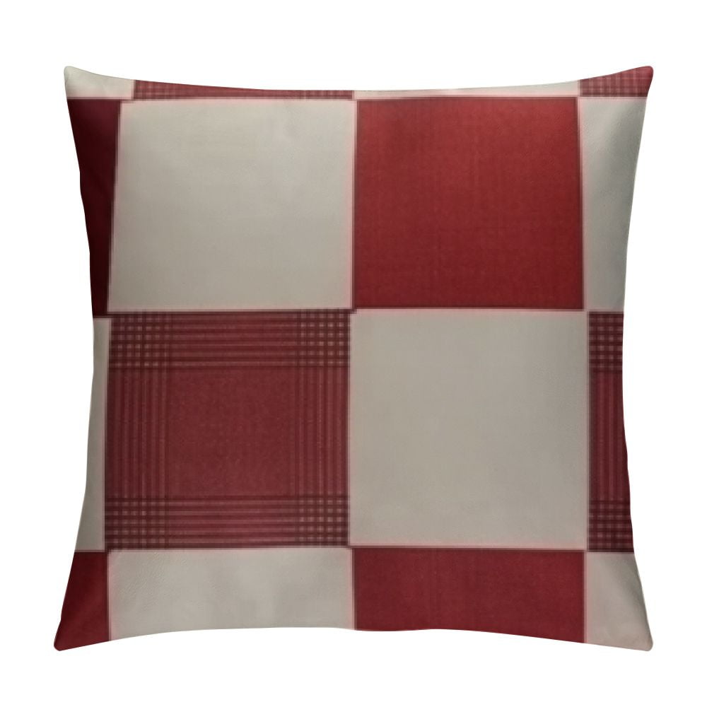 Nawypu Christmas Retro Plaid Pillow Covers Farmhouse Buffalo Check