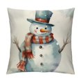 thumbnail image 1 of Nawypu  Christmas Snowman Winter Pillow Covers, Christmas Pillow Cases,Snowman Decor,Snowman Christmas Decorations,Winter Decor, 1 of 5