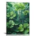 thumbnail image 1 of Nawypu  Clover Herbs Printed Canvas Wall Art, Perfect for Home Decor, Gifts & Keepsakes, Ready To Hang, 1 of 5