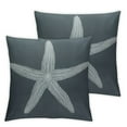 thumbnail image 1 of Nawypu  Coastal Pillow Covers 2pcs Seafoam Blue Starfish Throw Pillow Covers Beach Pillowcase Nautical Decor for Indoor Outdoor Home Sofa Bedroom Living Room, 1 of 6