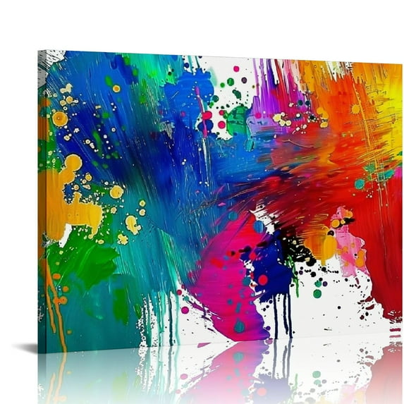 Nawypu - Colorful paint Abstract Wall Art, Giclee Prints abstract modern canvas wall art for Home Decor and Wall Decor