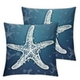 thumbnail image 1 of Nawypu  Custom Nautical Pillowcase Starfish Ocean Sea Coastal Throw Pillow Cover Decorative Cushion Cover for Couch Sofa Bed Home Decor Housewarming Gifts, 1 of 6