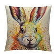 thumbnail image 1 of Nawypu  Cute Animal Rabbit Bunny Back Pillowcase Throw Pillow Covers Happy Easter Spring Season Decor Cushion Case (2ps Rabbit Back,”), 1 of 5