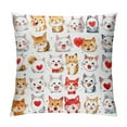 thumbnail image 1 of Nawypu  Cute Cat Love Boop Kiss Throw Pillow Covers Decorate Home Bedroom Living Room Wedding Room Cat Lovers Girls Kids Room, Pillowcase,Cat Mom Cat Owners Cat Lovers Valentine Gifts, 1 of 5